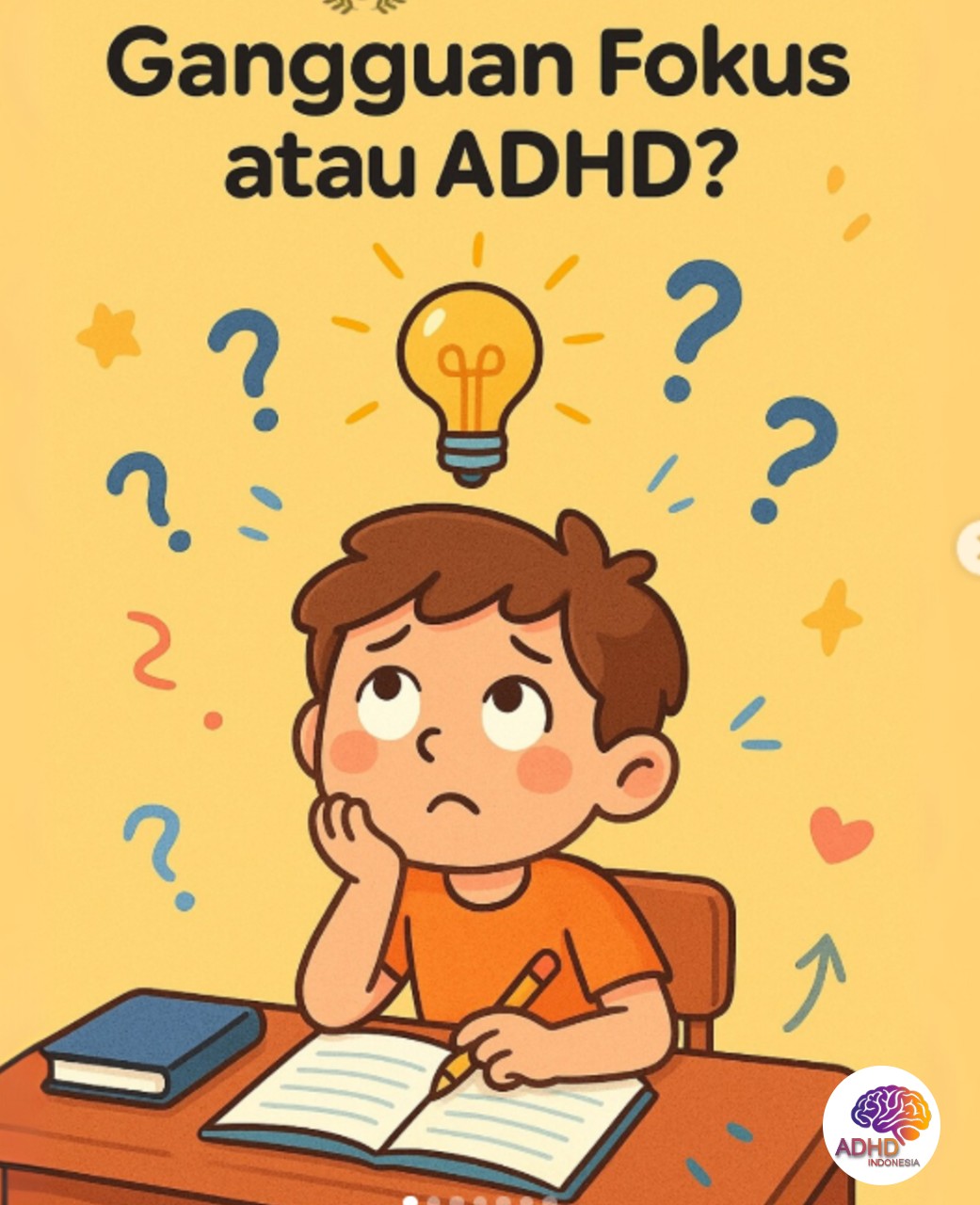 ADHD dan Kesulitan Fokus Anak: Edukasi untuk Keluarga di Kabupaten Sampang