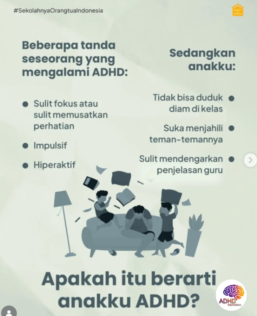 Ciri dan Gejala ADHD pada Anak Usia Dini di Kabupaten Sampang